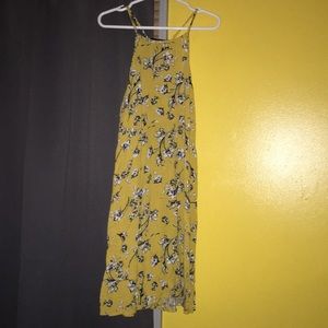 Yellow forever 21 dress.